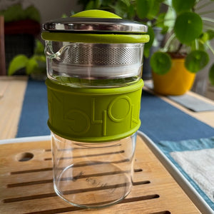 Modern teakészítő Tajvanról 'Colourful' - zöld