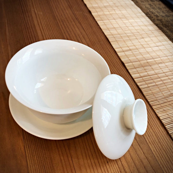 Fehér porcelán gaiwan 130 ml