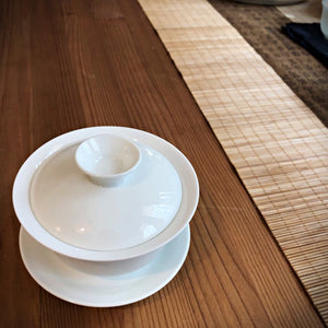 Fehér porcelán gaiwan 130 ml