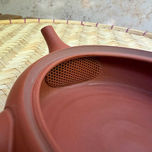 Vörös lapos kyusu kanna