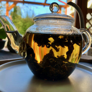 Amber gaba oolong. A light oolong with an extremely high Gaba content, sweet, spicy flavour.