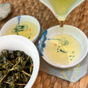 Qing Xin,, zöld szív oolong tea, Meishan hegyről, közvetlenül a tea termelőjétől